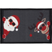 LIVARNO Tapis de porte avec imprimé de Noël, 60 x 40 cm (Le Père Noël et Rudolph)