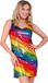Widmann Pailletten Jurk Kleuren Van De Regenboog Vrouw