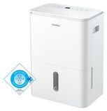 Merkloos Luchtontvochtiger Luchtontvochtiger - 16 liter per dag - Wasdroger - Swingfunctie - Ionisator - 3 liter tank