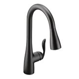Moen Arbor One-Handle Pulldown keukenkraan met Power Boost en Reflex, mat zwart