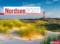Nordsee ReiseLust Kalender 2027 | von Ostfriesland bis nach Sylt: Stilsicherer Küsten-Kalender im Querformat (45x33 cm) | Deutsche Küste, Meer