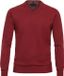 Casa Moda Pullover V-Hals Bordeaux - Maat 3XL - Heren