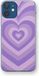Case Company® iPhone 12 mini Case - Heart Purple - Soft Cover