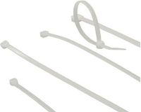 ACT Tie wraps | kabelbinders transparant, lengte 280 mm, breedte 4,8 mm CT1060