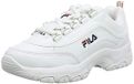 Meisjes Fila Meisjes Veterschoenen Fila Strada Low Kids Wit - Maat 33