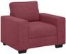 vidaXL Fauteuil bordeaux stof 100x77x82 cm