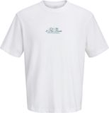 JACK&JONES Jongens T-shirt met backprint - Katoen - Maat 140 - Wit