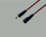 BKL DC plug (m) - DC plug (v) verlengkabel - 5,5mm x 2,1mm - max. 12V/10A / rood/zwart - 3 meter
