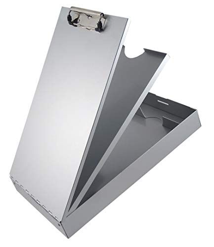 Saunders Gerecycleerde aluminium Cruiser-Mate II opslagklembord met dubbele lade opslag - juridische grootte - 21119