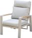 AVH-Collectie Ripasso verstelbare lounge tuinstoel latte zand aluminium teak