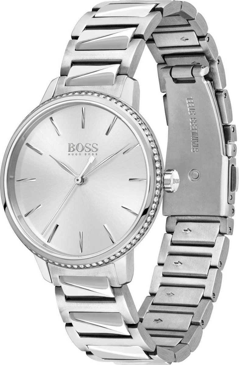 Hugo Boss Analoog Quartz Horloge voor dames met RVS Band 1502539
