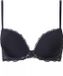 Calvin Klein dames Seductice Comfort push-up T-shirt bra - push-up BH - zwart