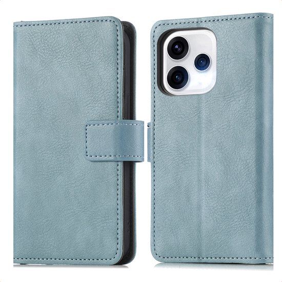 imoshion Luxe Bookcase - Geschikt voor Oppo Reno15 (5G) - Lichtblauw