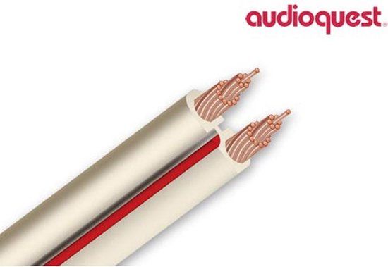 AudioQuest X2 - Luidsprekerkabel - 20 m - Zwart