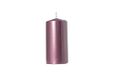 Nataluna Roze metalen stompkaars 5 x 10 cm