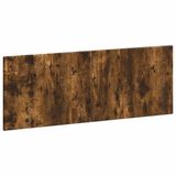vidaXL - Wandgemonteerd - Hoofdbord - BREDA - Gerookt - eiken - Bewerkt - hout