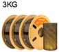 Hyper Speed Transparant PETG - Filament pour imprimante 3D - Plastique PETG - Utilisable pour impression rapide (30–600 mm/s) - Adapté aux imprimantes 3D FDM - Couleur gris fumé - Bobine de 3 kg