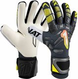Rinat The Boss Stellar Alpha keepershandschoenen, wit, zwart, volwassenen, uniseks, maat 10