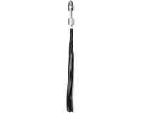 XXdreamSToys XX-Dreamtoys Aluminium Butt Plug met Leren Zweep