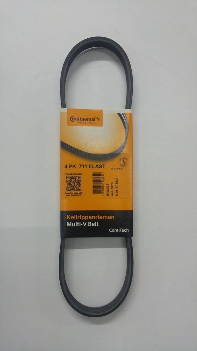 ContiTech Continental 4PK711 ELAST Multi V-Riem