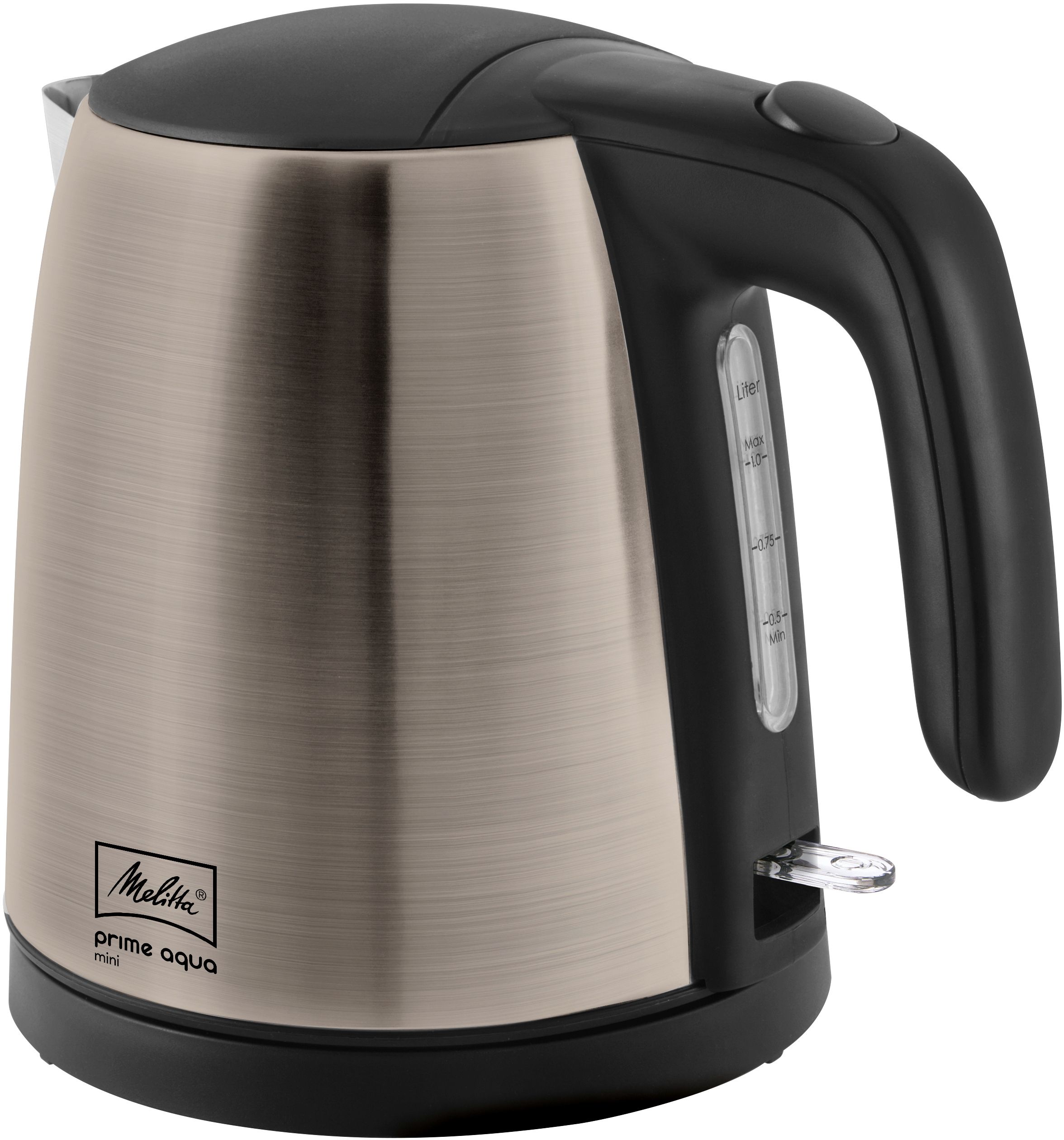 Melitta MEL Prime Aqua Mini - Waterkoker - Grijs Metallic