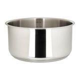 Sitram 715014 steelpan van roestvrij staal, Ø 20 cm
