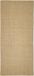 vidaXL - Vloerkleed - 66x150 cm - natuurlijk - sisal