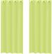 vidaXL Gordijnen voile met doorvoertules 2 stuks 140x245 cm appelgroen