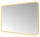 Hotbath &More Mirrors Soft Square LED Badkamerspiegel - Rechthoek - 80 x 120 cm - Geborsteld Messing Pvd