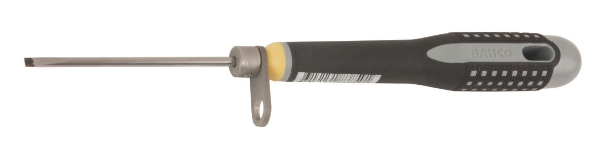 Bahco Schroevendraaier ERGO™ | met veiligheidsring | driecomponentengreep | rechte punt | gleuf | 1.2 mm x 6.5 mm x 150 mm - TAHBE-8252
