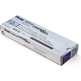 Pentel LR10-V verpakking van 12 hervulbare inktpatronen voor Energel-Pens Violet 0,1 mm