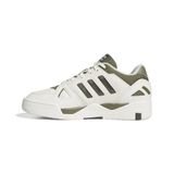 adidas Originals Midcity Low Shoes Basketbalschoenen voor heren, Gebroken wit/olijfgroen (Olive Strata/Shadow Olive)