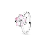 Pandora Ring Dames 194371C01-56 Roze Zilver