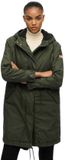 Superdry Military Borg Fishtail Parka Groen M Vrouw