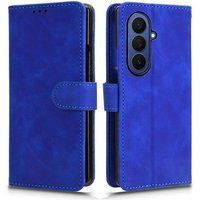 Samsung Housse pour Galaxy Z Fold 7 - Étui Coque Pochette Portefeuille - Bleu