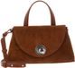 Coccinelle Leren Handtas Schoudertas Nikla Suede Bim Handbag Cognac