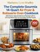 The Gourmia The Complete Gourmia 14-Quart Air Fryer & Rotisserie Oven Cookbook: 200 Quick, Easy & Delicious Recipes with a 30-Day Meal Plan for Everyday Family Feasts