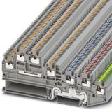 Phoenix Contact 3244473 Borne pour capteur et actionneur Borne Push-in Gris 50 pièce(s)
