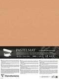 Clairefontaine 796012C - Gecacheerd Pastelmat Papier - 5 Gecacheerde Vellen Speciaal Karton voor Droge Pastels - 24x32 cm 360g 1,8 mm - Sienna