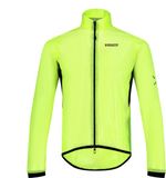BIORACER Rainy Fietsjack Unisex Fluo Geel Maat S