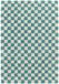 Shaggy BALTA Shaggy Schaakbordpatroon, rechthoekig tapijt voor de woonkamer - slaapkamer, zacht en comfortabel, onderhoudsvriendelijk, poolhoogte 30 mm, polypropyleen, 200x290 cm, turquoise