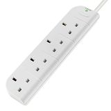 Belkin 4-weg overspanningsbeveiliging, zuinige 1 m kabel