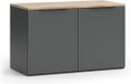 Vicco Wido Dressoir - 80 x 50 cm met 2 deuren anthracite