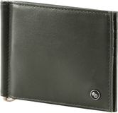 MANDARINA DUCK Leren Dollarclip Downtown Money Clip Wallet Iron Gate Donkergrijs