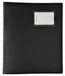 Exacompta - Ref. 86434E - Lot de 4 classeurs Exactive à anneaux amovibles avec 40 pochettes amovibles - 80 pages - 5 onglets colorés avec porte-étiquette - pour A4 - Couverture noire