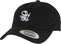 Mister Tee Alien Run Low Profile Cotton Twill Baseball Cap Black