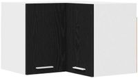 vidaXL Hangkast Zwarte eik en wit 57 x 57 x 40 cm