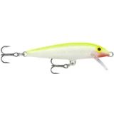 Rapala Originele Floater 11 Visserijlok, 4.375-Inch, Zilver Fluorescerende Chartreuse