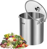 Vevor Roestvrijstalen Soeppan, 22,7 Liter, Zilver