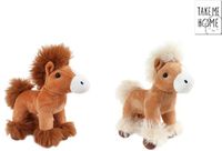 Take Me Home pluche paard knuffel staand 20cm
